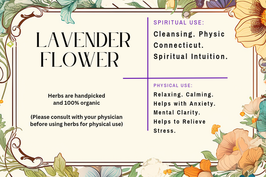 Lavender Flower - Mama Goddess Crystals N More